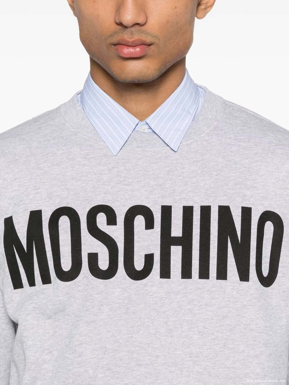 Cheap Love Women Moschino logo-print sweatshirt 0404